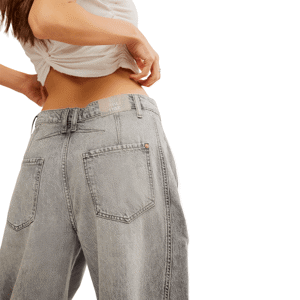 Free People Good Luck Mid Rise Barrel Jeans